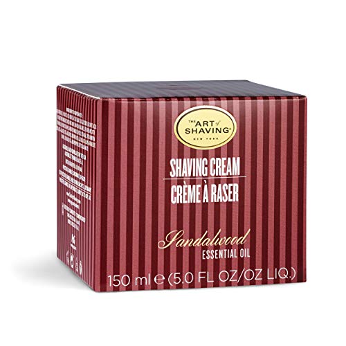 The Art of Shaving Sandalwood Shaving Cream for Men - Mens Beard Care, Protec...