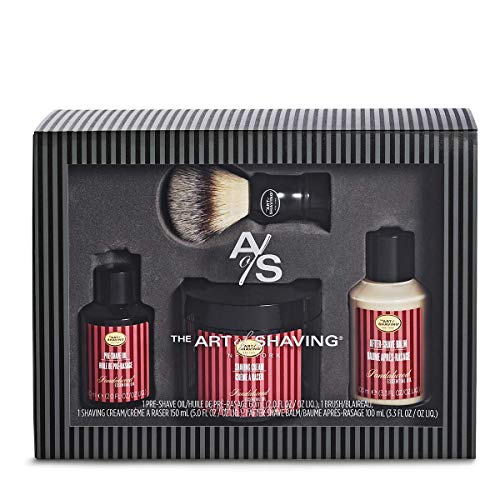 The Art of Shaving Sandalwood Shaving Kit for Men - The Perfect Gift for The ...