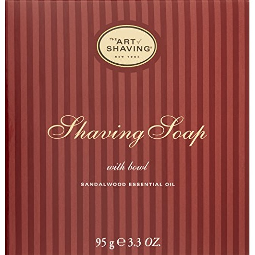 The Art of Shaving Shaving Soap Set - Shave Soap Refill with Wood Shaving Bow...