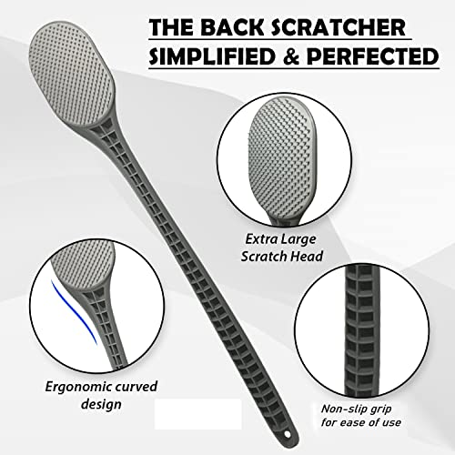 The Ultimate Back Scratcher Scalp Massager & All Body Scratcher with a Large ...