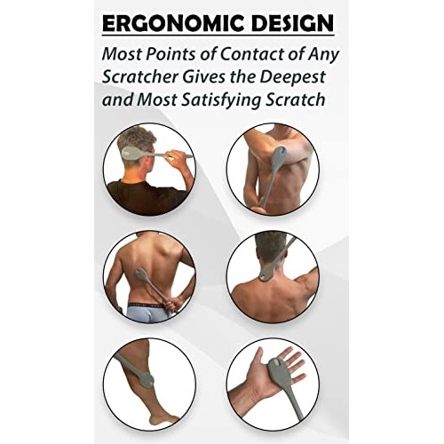 The Ultimate Back Scratcher Scalp Massager & All Body Scratcher with a Large ...