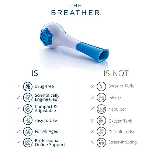 The Breather │ Natural Breathing Lung Recovery Exerciser Trainer for Drug-Fre...