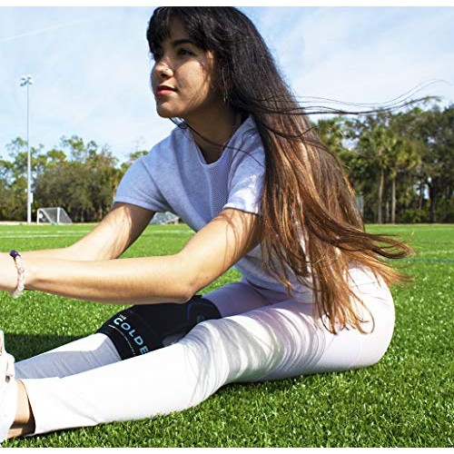 The Coldest Knee Ice Pack Wrap, Hot and Cold Therapy - Reusable Compression B...