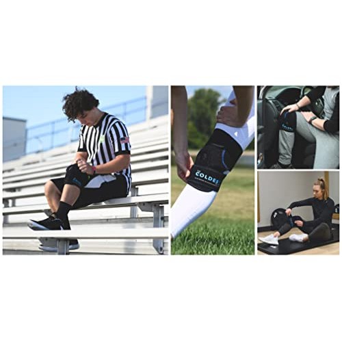 The Coldest Knee Ice Pack Wrap, Hot and Cold Therapy - Reusable Compression B...