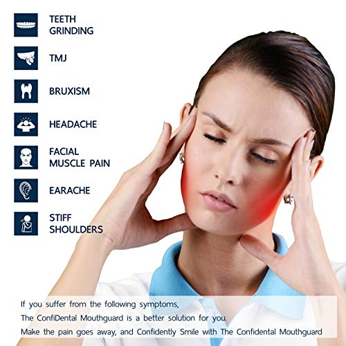 The ConfiDental - Pack of 5 Moldable Mouth Guard for Teeth Grinding Clenching...