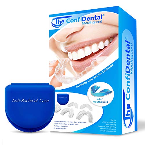The ConfiDental - Pack of 5 Moldable Mouth Guard for Teeth Grinding Clenching...