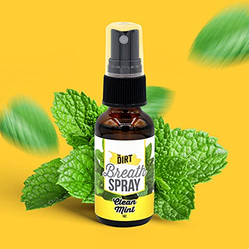 The Dirt Mouth Refresher - Alcohol & Sugar-free Spray for Bad Breath with Ess...