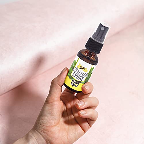 The Dirt Mouth Refresher - Alcohol & Sugar-free Spray for Bad Breath with Ess...