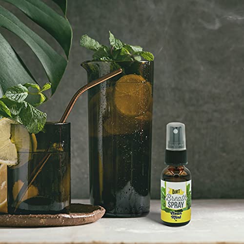 The Dirt Mouth Refresher - Alcohol & Sugar-free Spray for Bad Breath with Ess...