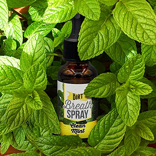 The Dirt Mouth Refresher - Alcohol & Sugar-free Spray for Bad Breath with Ess...