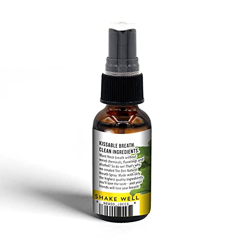 The Dirt Mouth Refresher - Alcohol & Sugar-free Spray for Bad Breath with Ess...