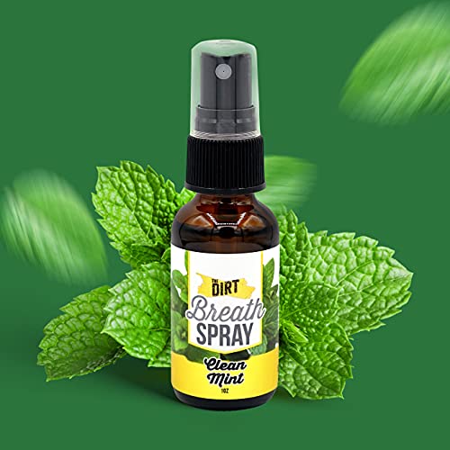 The Dirt Mouth Refresher - Alcohol & Sugar-free Spray for Bad Breath with Ess...