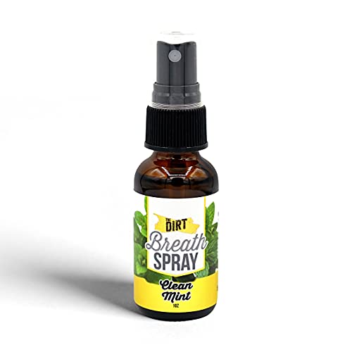 The Dirt Mouth Refresher - Alcohol & Sugar-free Spray for Bad Breath with Ess...