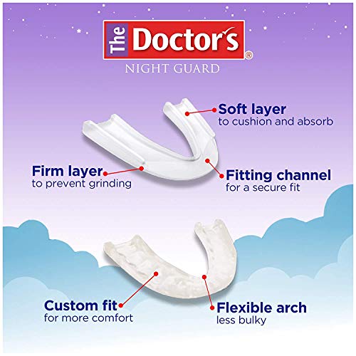 The Doctor’s NightGuard for Teeth Grinding, Custom-Fit Dental Guard for Night...