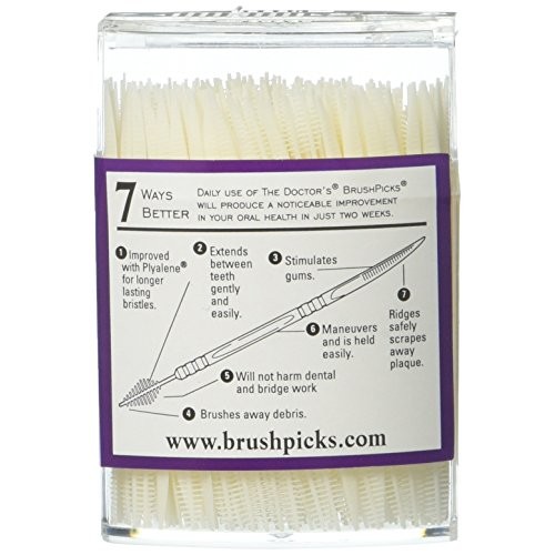 The Doctor's BrushPicks Interdental Toothpicks, 275 pieces per Pack (1-Pack)