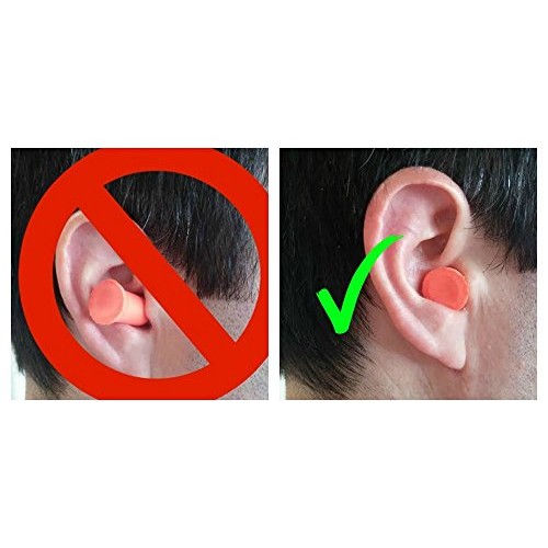 The Ear Buddy Premium Soft Foam Ear Plugs, Noise Cancelling Earplugs for Slee...