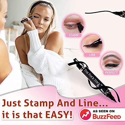Winged Eyeliner Stamp – The Flick Stick by Lovoir, Easy Cat Eye Stencil Makeu...
