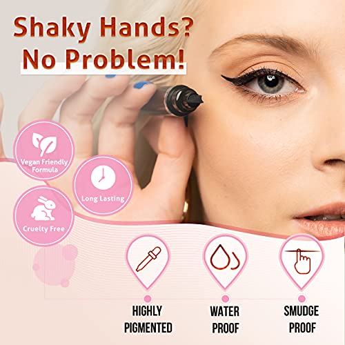 Winged Eyeliner Stamp – The Flick Stick by Lovoir, Easy Cat Eye Stencil Makeu...