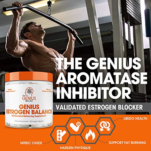 Genius Estrogen Balance – DIM Supplement w/Grape Seed Extract, Dual Estrogen ...