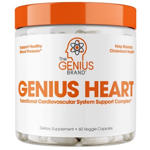 Genius Heart & Cardiovascular Health Supplement – Cholesterol Lowering Vein &...