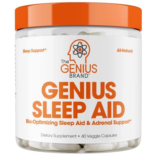 Genius Sleep AID – Smart Sleeping Pills & Adrenal Fatigue Supplement - Relaxa...