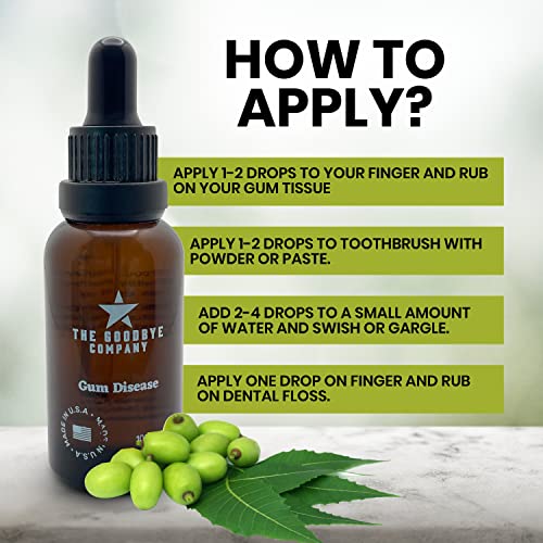 Gum Disease Organic Home Remedy for Oral Gum Disease 100 Pure Neem and Clove ...