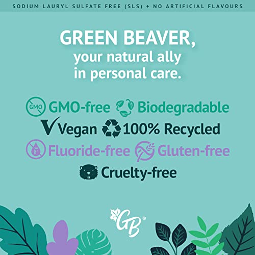 Green Beaver All Natural Organic Toothpaste, Vegan, Fluoride Free & Gluten Fr...