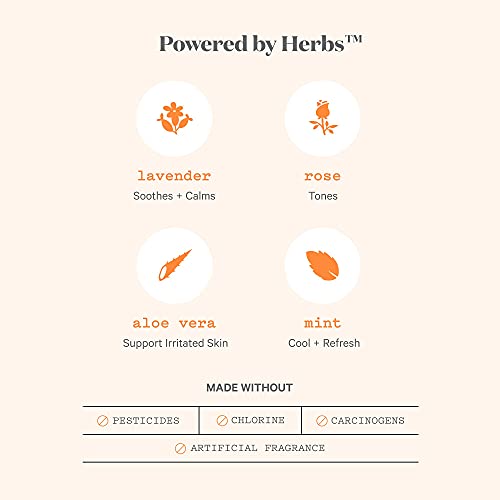 The Honey Pot Company Clean Cotton Super Absorbency Pads (16 Count), Herbal-I...