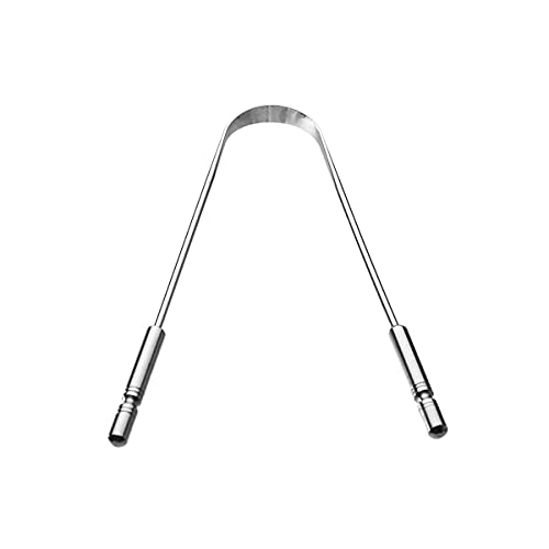 The Legend Stainless Steel Tongue Scrapers-Metal U Shaped Tongue Scraper for ...