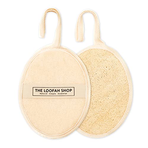 The Loofah Shop Shower Loofah Sponge, Body Exfoliator Scrubber ,Exfoliating B...