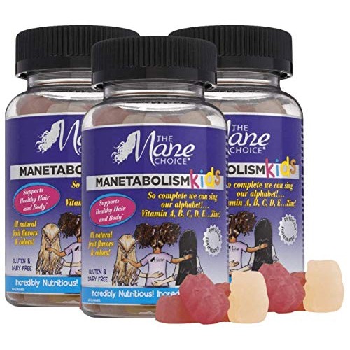 THE MANE CHOICE MANETABOLISM KIDS Healthy Hair Growth Vitamins - Complete Nut...