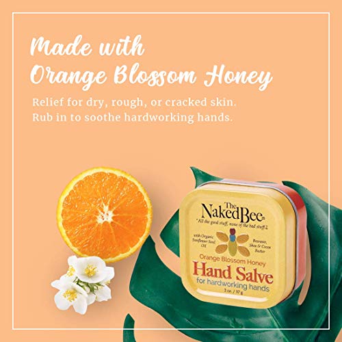 The Naked Bee Hand & Cuticle Healing Salve (1.5 oz/Sunflower, Beeswax & Shea ...