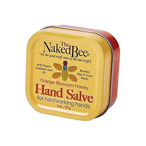 The Naked Bee Hand & Cuticle Healing Salve (1.5 oz/Sunflower, Beeswax & Shea ...