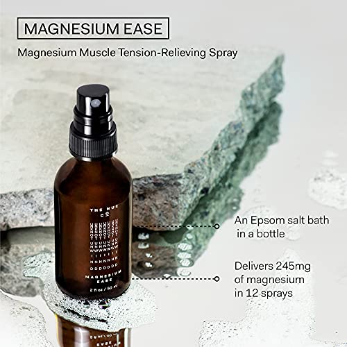 The Nue Co. - Magnesium Ease - Skin Spray for Muscle Pain & Tension Relief wi...