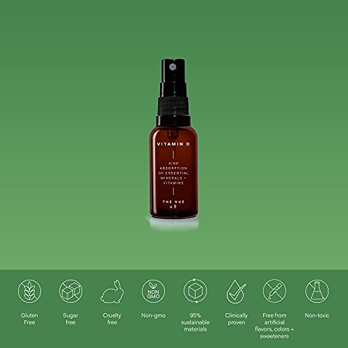 The Nue Co. - VITAMIN D - Oral Vitamin D Supplement Spray - Immunity & Joints...