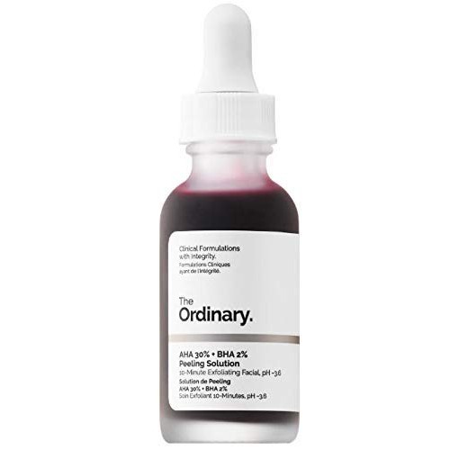 The Ordinary Peeling Solution And Hyaluronic Face Serum! AHA 30% + BHA 2% Pee...
