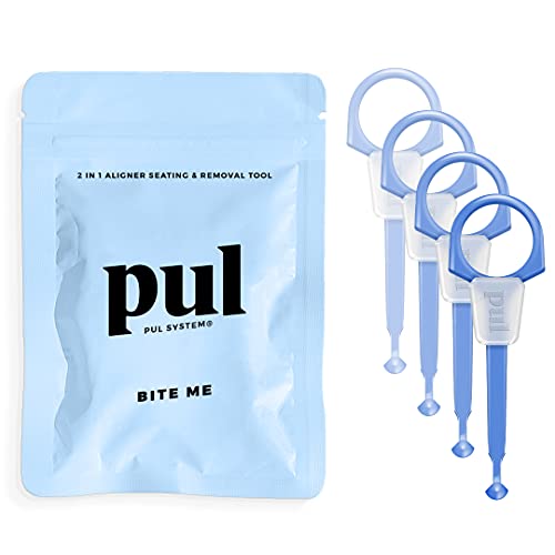 2 in 1 Clear Aligner Chewies and Removal PUL Tool Combo for Invisalign Remova...