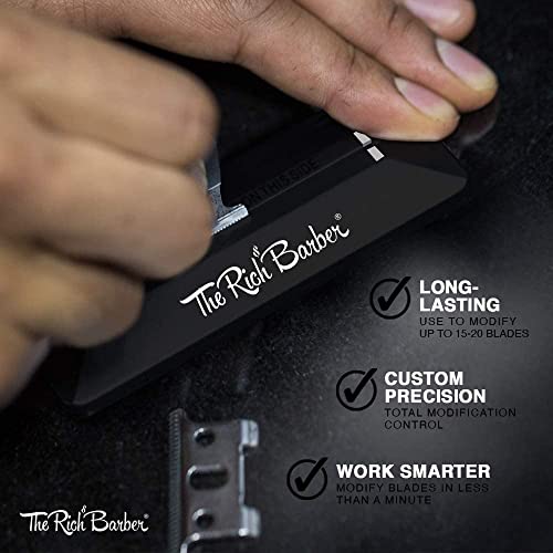 The Rich Barber® 1 Minute Blade Modifier | Trimmer Blade Sharpening Tool For ...