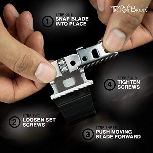 The Rich Barber On The Money 10 Second Blade Setter | Zero Gap Tool for Sharp...
