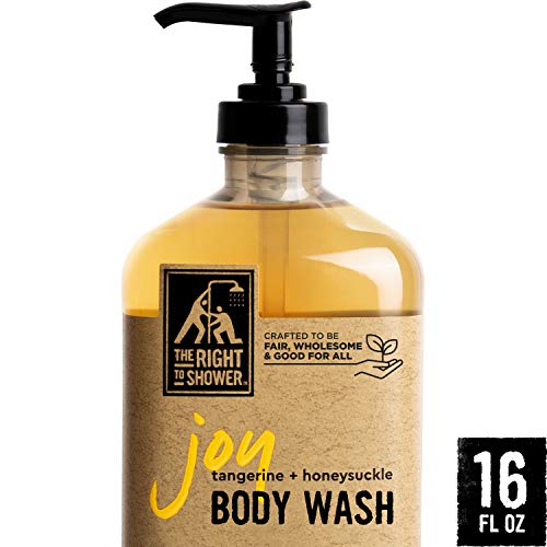 The Right to Shower JOY BODY WASH + tangerine & honeysuckle, 16 Ounce