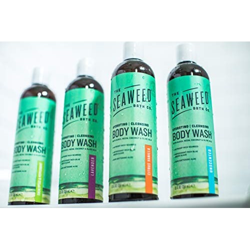 The Seaweed Bath Co. Hydrating Body Wash, Eucalyptus & Peppermint, Nutrient-R...