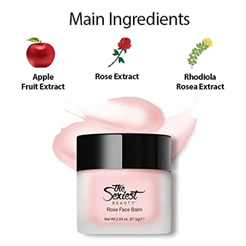 The Sexiest Beauty Rose Glow Face Balm Pack of 1 | Moisturizing Balm with Ros...