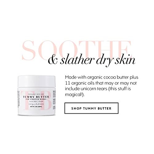 Tummy Butter Stretch Mark Prevention Cream - Safe for Pregnancy - C-Section S...