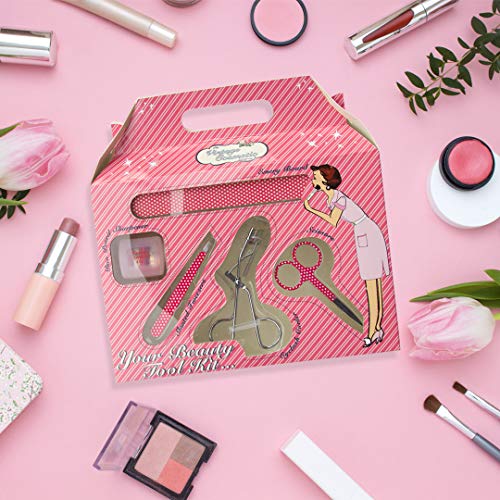 The Vintage Cosmetic Company | Beauty Tools Kit Rosie Spot | 5 Piece Set - Sl...