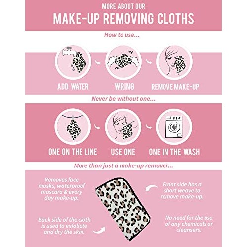 The Vintage Cosmetic Company | Make-up Removing Cloths | Polyester Facial Was...