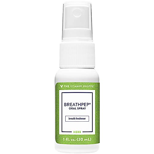 The Vitamin Shoppe Breathprep, Oral Spray for Fresh Breath, Breath Freshener,...