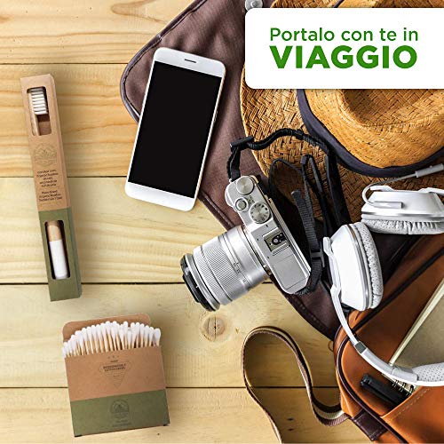 Eco Friendly and Biodegradable Bamboo Toothbrush Water Resistant | Plastic Fr...