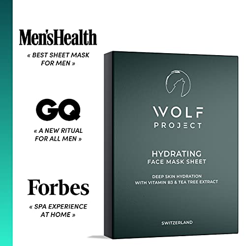 WOLF PROJECT | Hydrating Sheet Mask (5 Pack) - Hydrating and Moisturizing Fac...