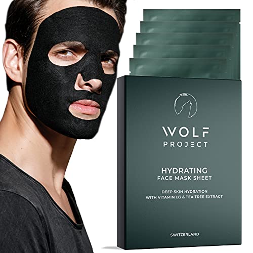 WOLF PROJECT | Hydrating Sheet Mask (5 Pack) - Hydrating and Moisturizing Fac...