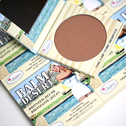 theBalm Desert Long-Lasting Bronzer/Blush, Natural Glow, Fade-Resistant